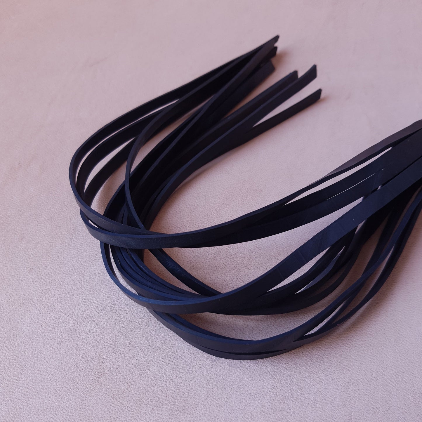 Martinet caoutchouc & bois (olivier) - 50 cm - noir & bois