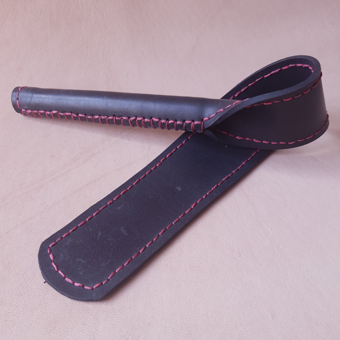 Strap caoutchouc & inox - 42 cm - noir