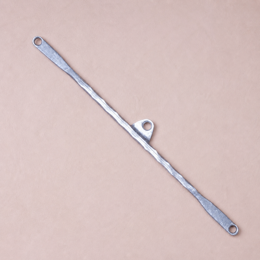 Barre d'écartement métal - 46 cm - gris