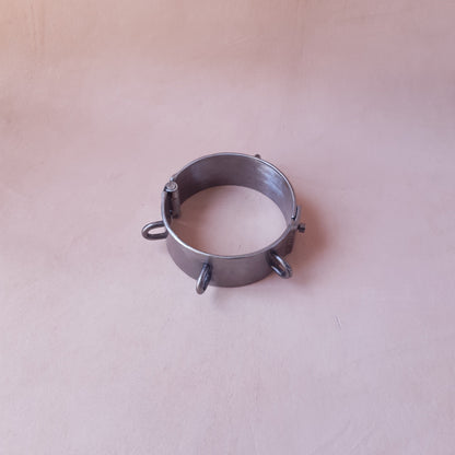 Collier en acier - 37 cm - métallique
