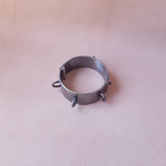 Collier en acier - 37 cm - métallique