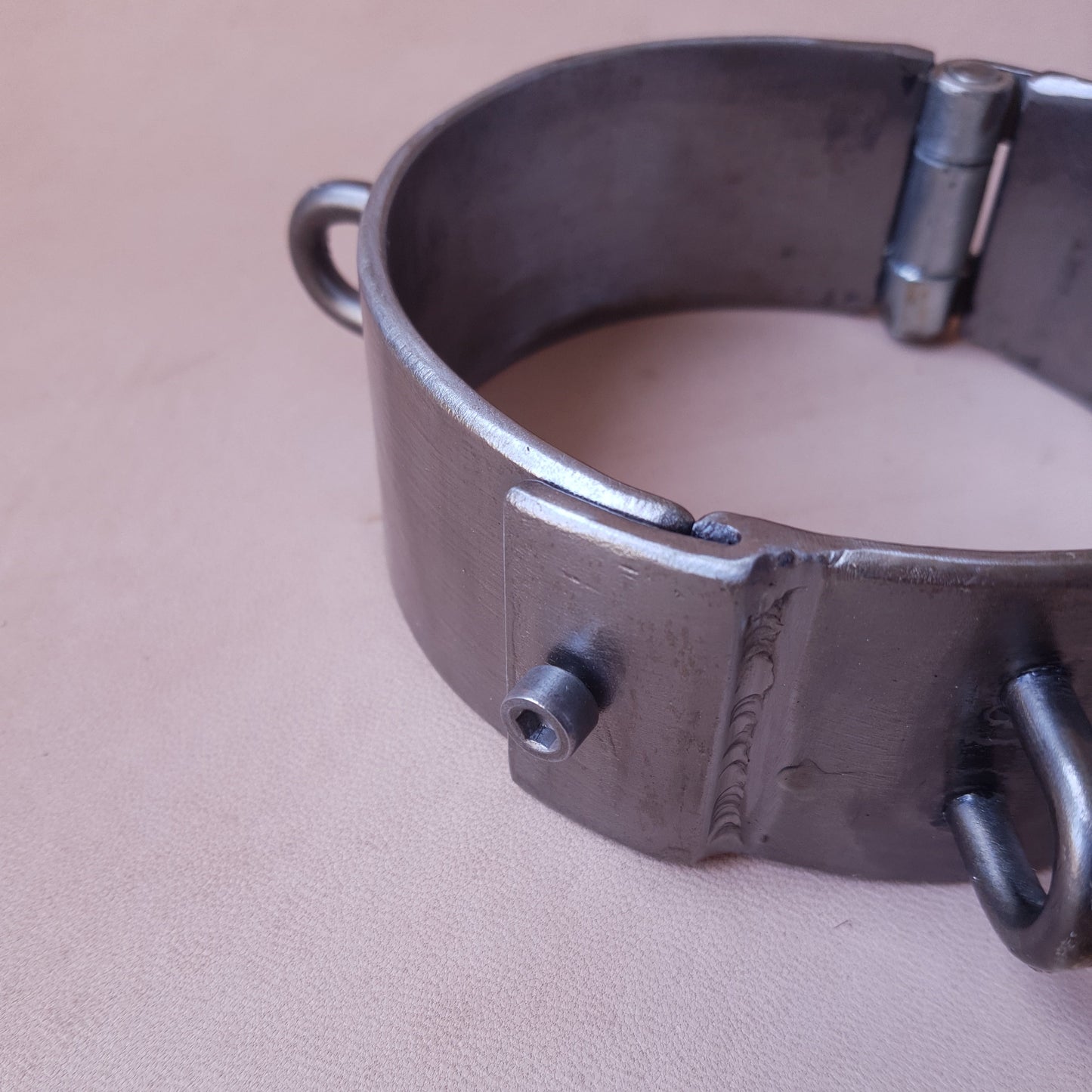 Collier en acier - 37 cm - métallique