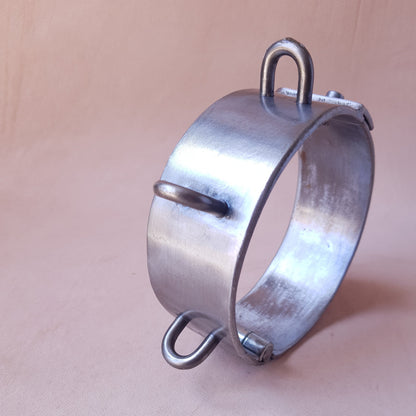 Collier en acier - 37 cm - métallique