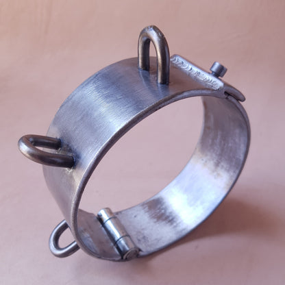 Collier en acier - 37 cm - métallique