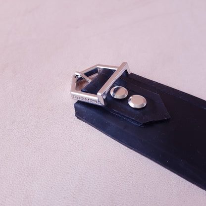 Collier en latex - 38 cm - noir 2