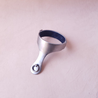 Collier en acier - 29,5 cm - métallique