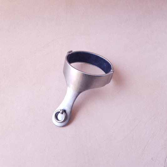 Collier en acier - 29,5 cm - métallique