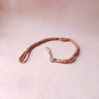 Laisse en cuir - 62 cm - marron