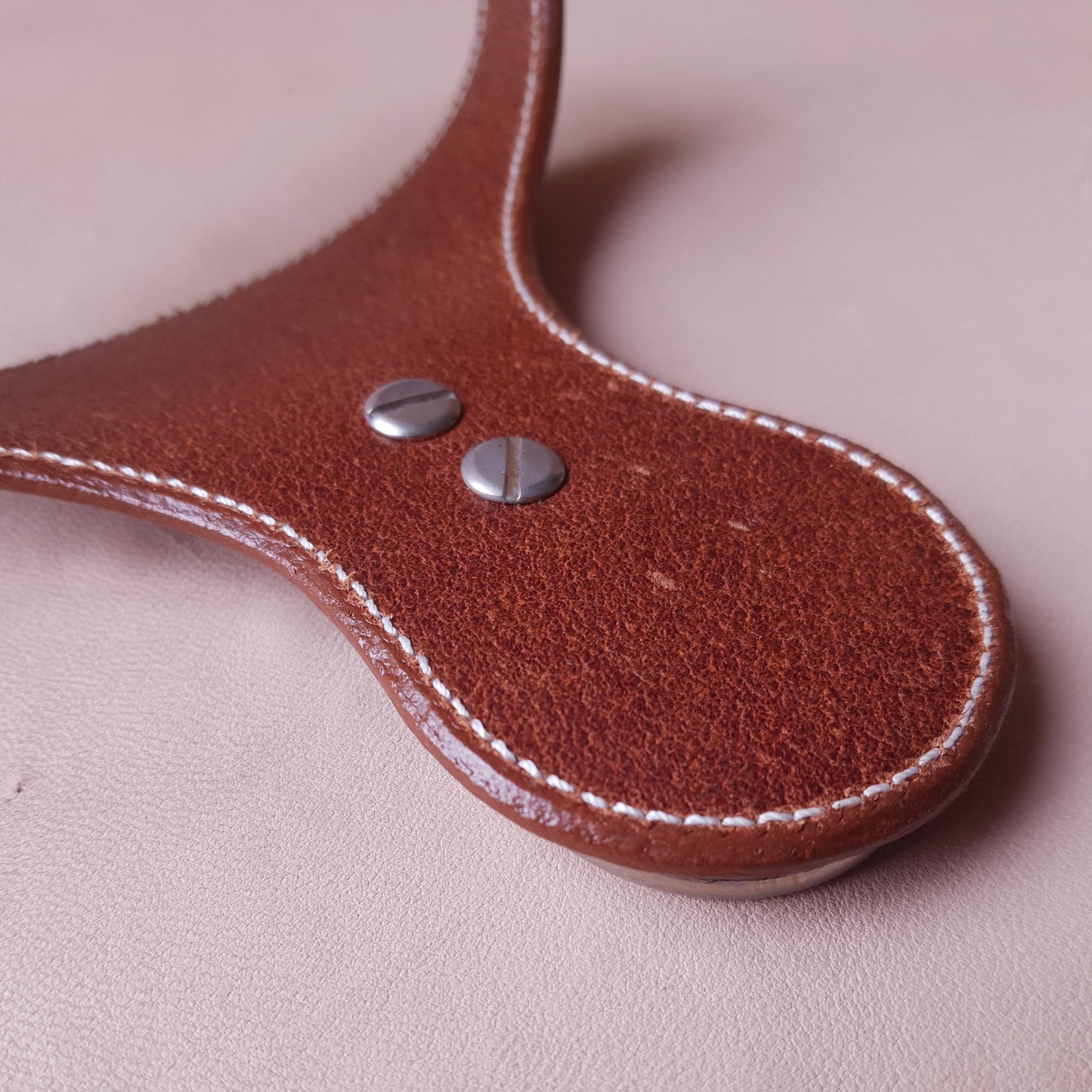 Collier en cuir - 31,5 cm - marron