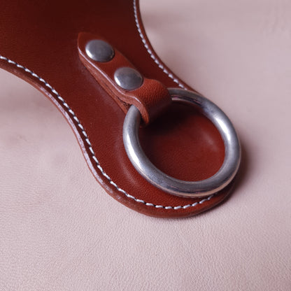 Collier en cuir - 31,5 cm - marron