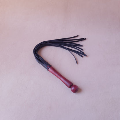 Martinet caoutchouc & bois (frêne) - 37 cm - noir & acajou