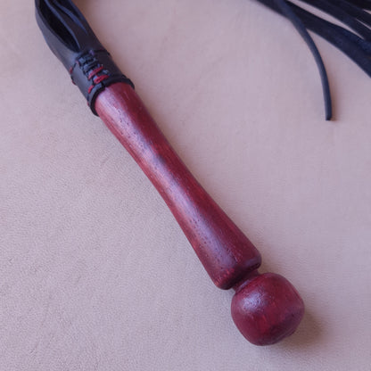 Martinet caoutchouc & bois (frêne) - 37 cm - noir & acajou