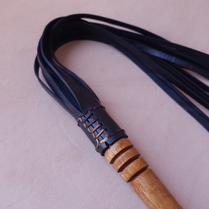 Martinet caoutchouc & bois (olivier) - 50 cm - noir & bois