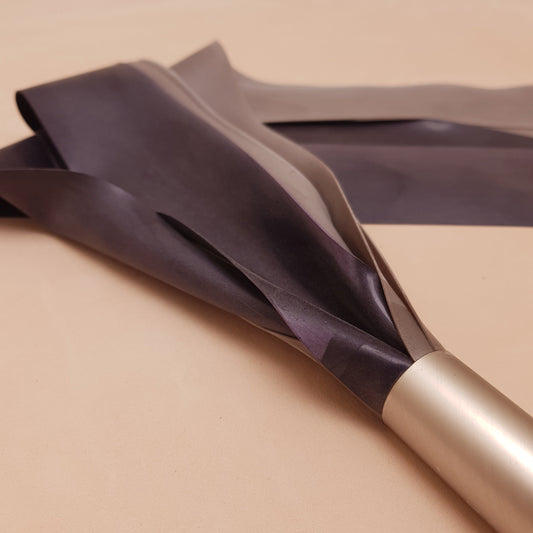 Martinet latex & acier - 66 cm - violet & gris