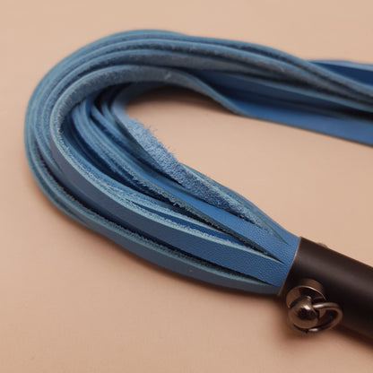 Martinet cuir & métal - 53 cm - bleu