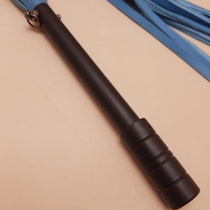 Martinet cuir & métal - 53 cm - bleu