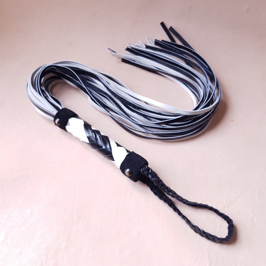 Martinet cuir - 75 cm - noir & blanc variante 4