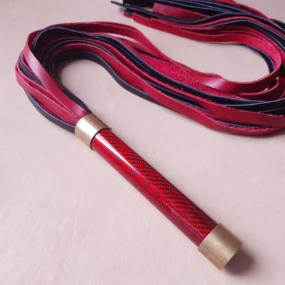 Martinet SC - 63 cm en cuir - rouge & noir
