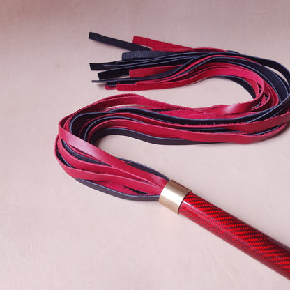 Martinet SC - 63 cm en cuir - rouge & noir
