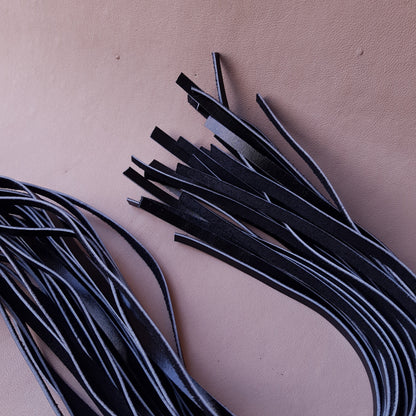 Martinet cuir - 75 cm - noir & blanc variante 2