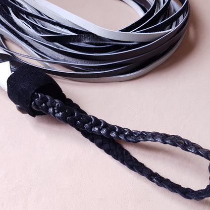 Martinet cuir - 75 cm - noir & blanc variante 4