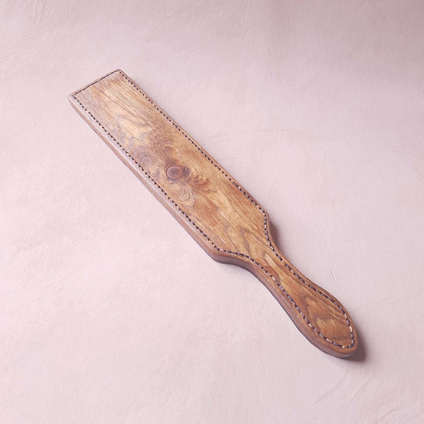 Paddle caoutchouc & bois (frêne) - 36 cm - bois & noir