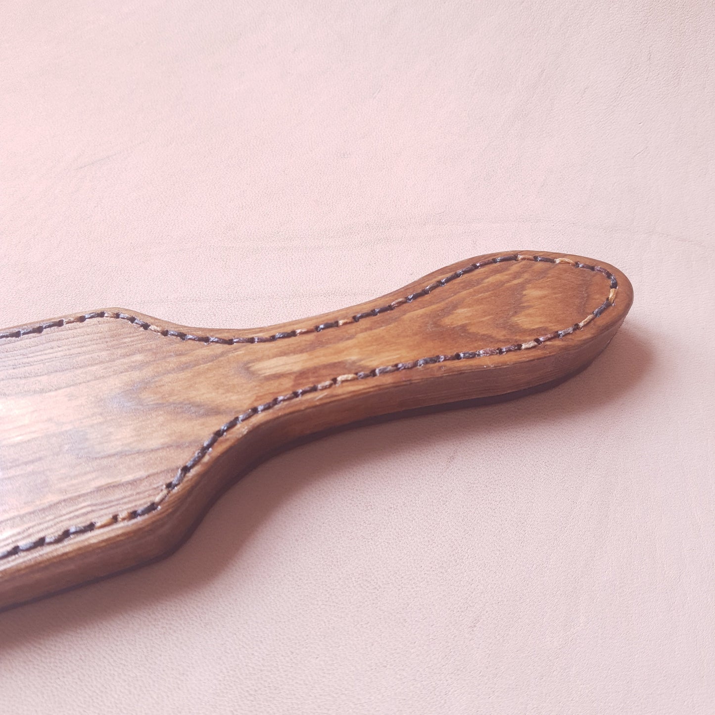 Paddle caoutchouc & bois (frêne) - 36 cm - bois & noir