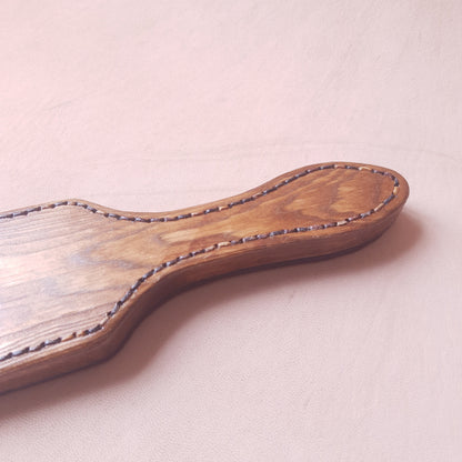 Paddle caoutchouc & bois (frêne) - 36 cm - bois & noir