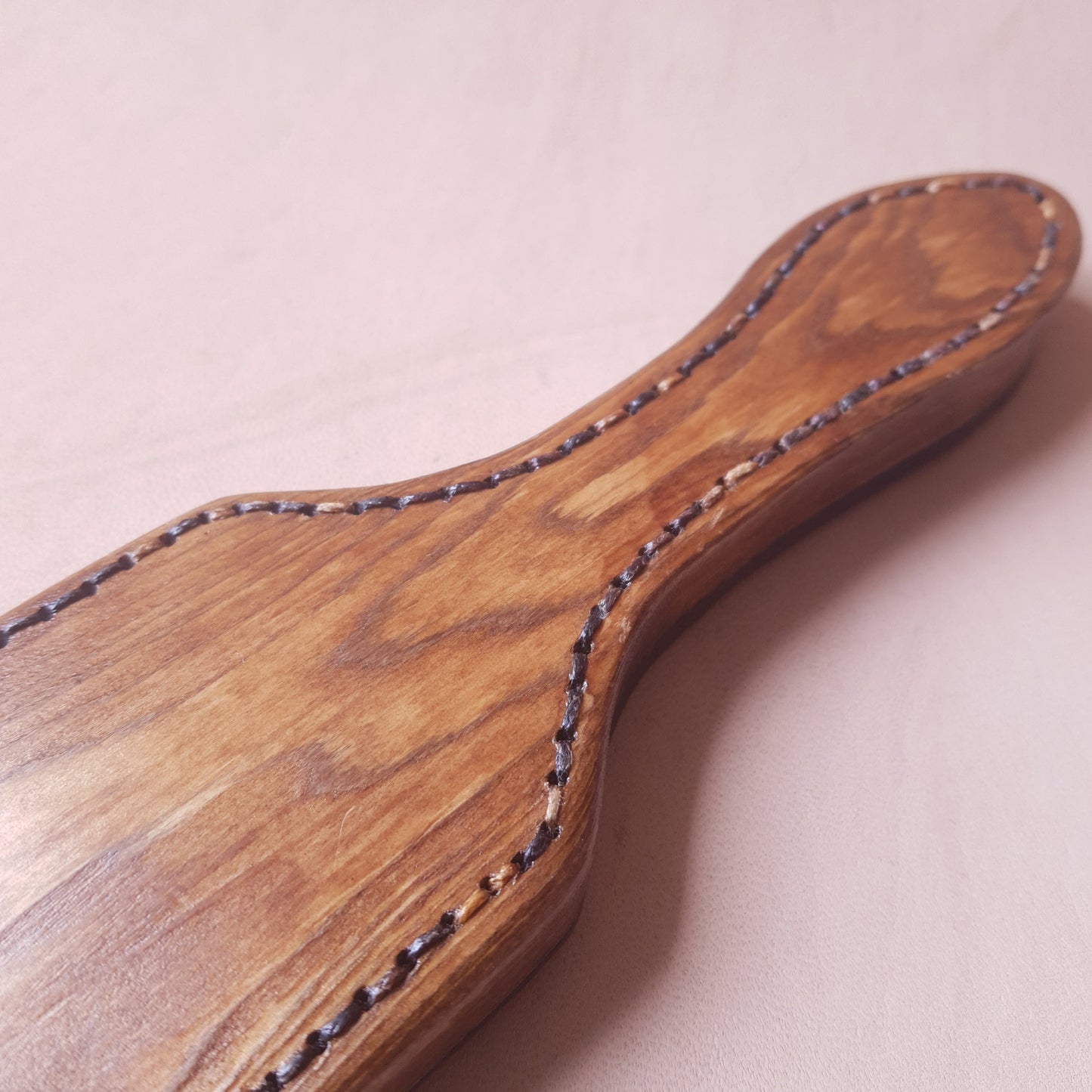 Paddle caoutchouc & bois (frêne) - 36 cm - bois & noir