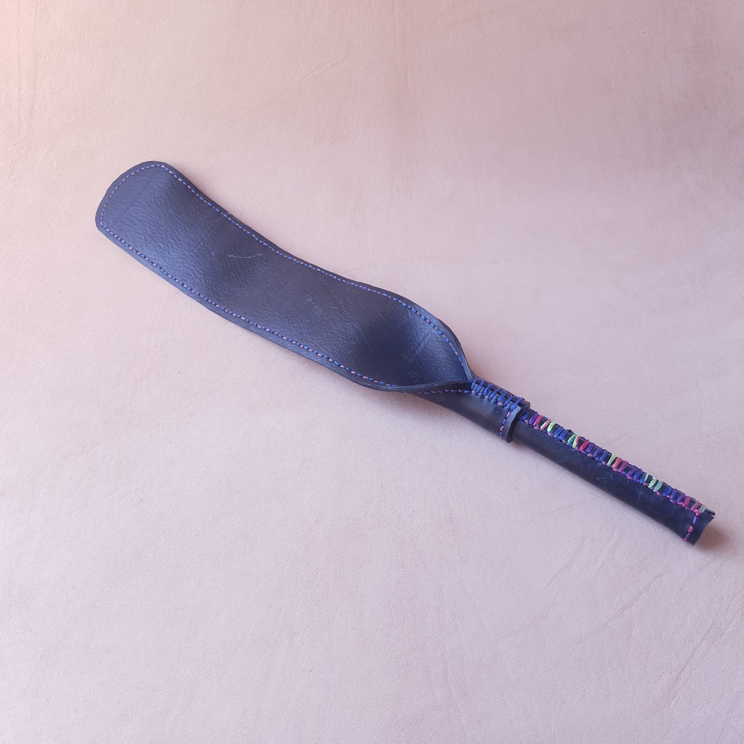 Strap caoutchouc & inox - 46 cm - noir