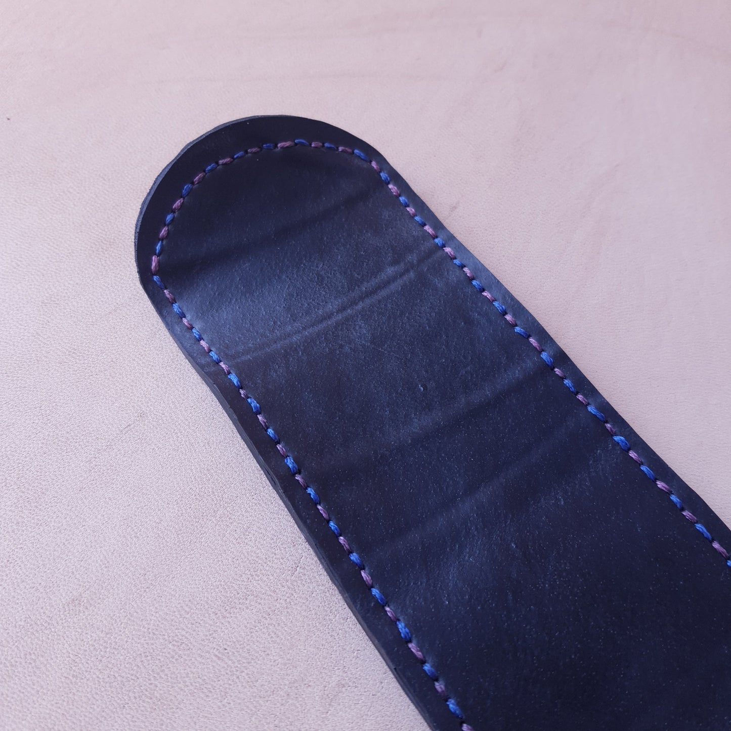 Strap caoutchouc & inox - 46 cm - noir