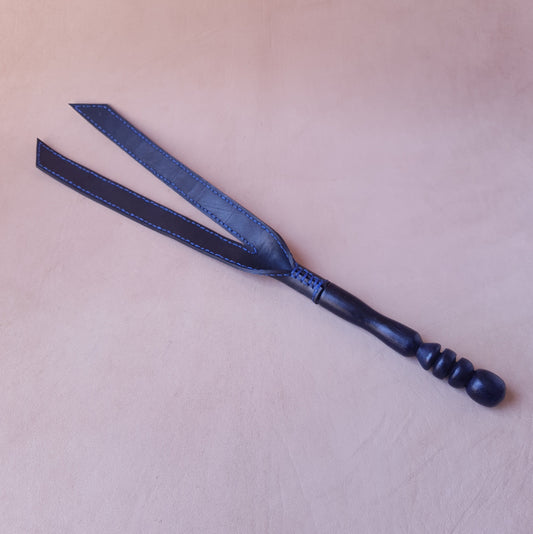 Strap caoutchouc & bois (acacia) - 45 cm - noir