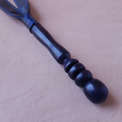 Strap caoutchouc & bois (acacia) - 45 cm - noir