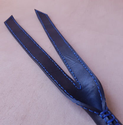 Strap caoutchouc & bois (acacia) - 45 cm - noir