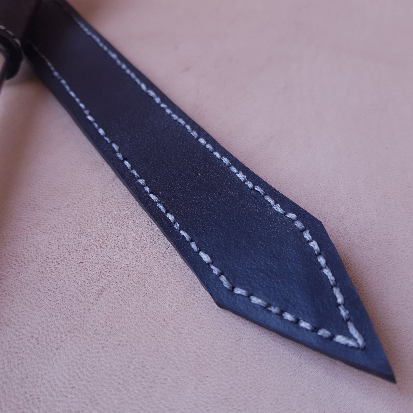 Langue de dragon caoutchouc & inox - 60 cm - noir 2