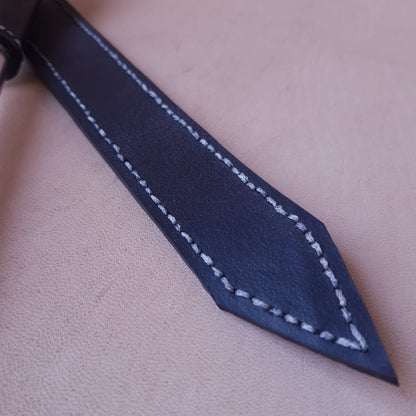 Langue de dragon caoutchouc & inox - 60 cm - noir 2