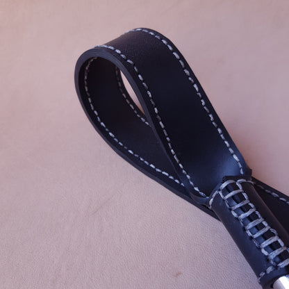 Langue de dragon caoutchouc & inox - 60 cm - noir 2