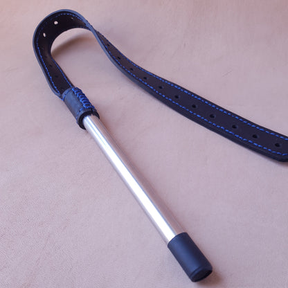 Langue de dragon caoutchouc & inox - 62 cm - noir