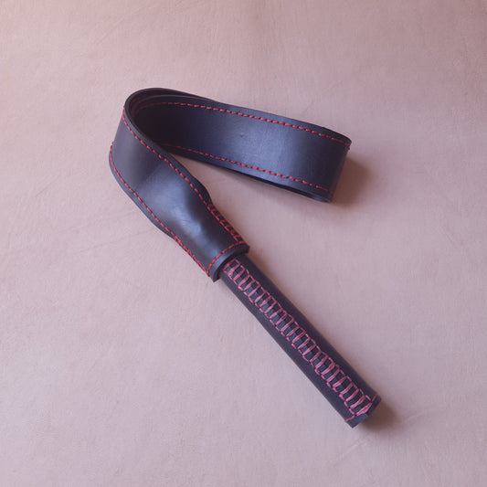 Strap caoutchouc & inox - 44 cm - noir